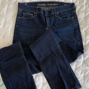 Citizens of Humanity Women's Deep Indigo Skinny Jeans